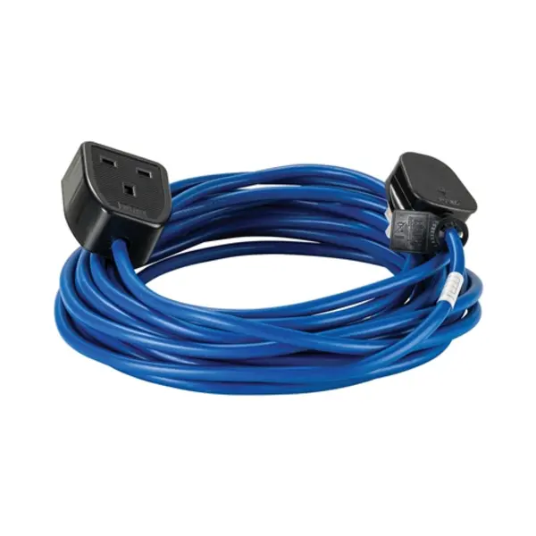 Image of Defender Extension Lead Blue 1.5mm2 13A 10m - 230V
