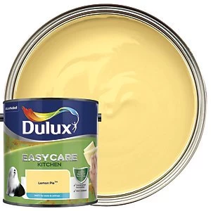 Image of Dulux Easycare Kitchen Lemon Pie Matt Emulsion Paint 2.5L