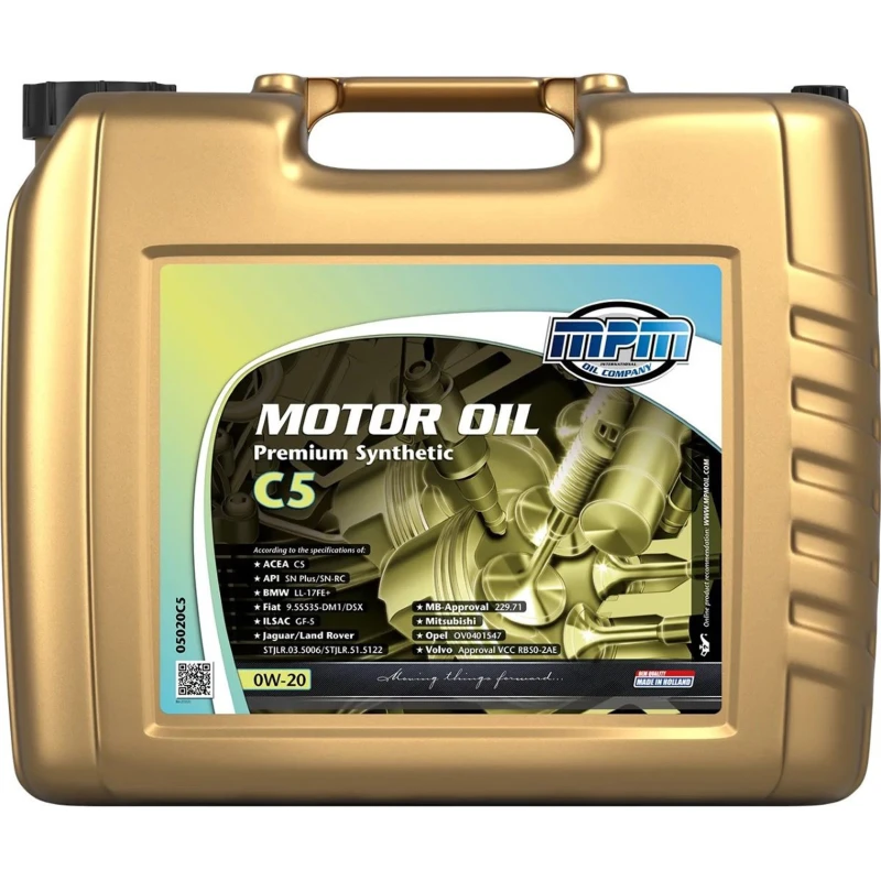 Image of MPM 05020C5 Engine oil Motor Oil 0W-20 Premium Synthetic C5 Capacity: 20l, Synthetic Oil Engine Oil (1862)