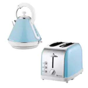 Image of SQ Professional 9547 Dainty 1.8L Stainless Steel Electric Kettle & 2 Slice Toaster Set