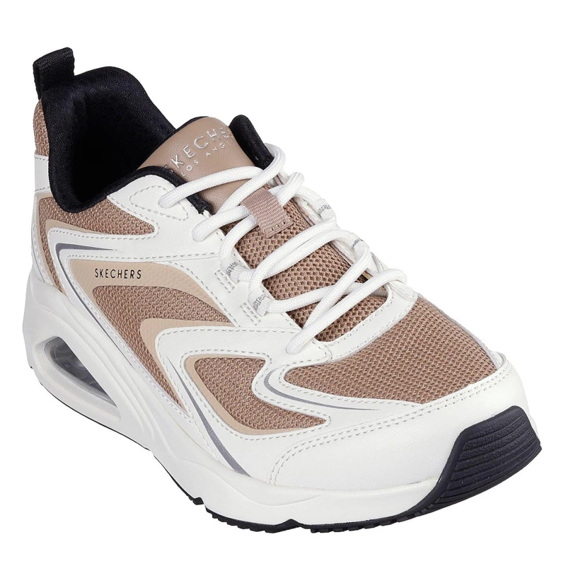 Image of Skechers Tres-air Uno White/tan White female
