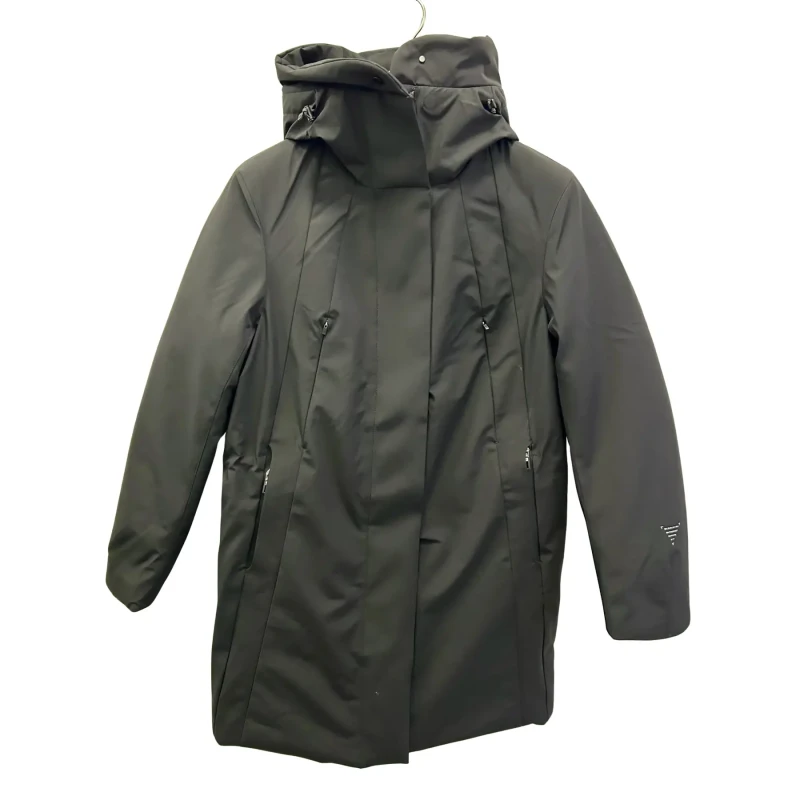 Image of Krakatau Straight-cut long parka Krakatau Noir Male S