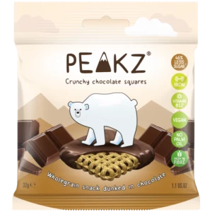 Image of Peakz Crunchy Chocolate Squares 32g