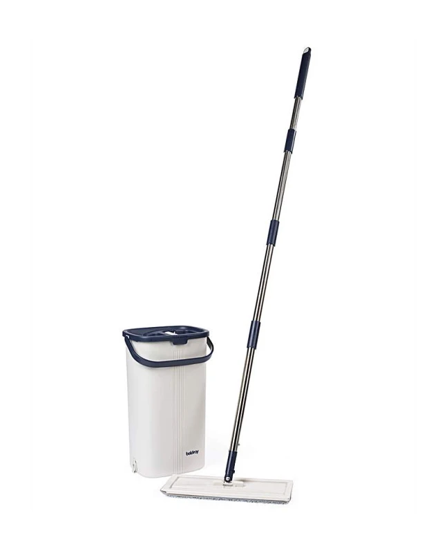 Image of Beldray Beldray Deep Clean Flat Mop & Bucket Blue - Beldray Blue HR84101