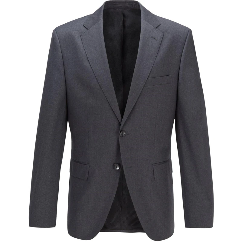 Image of Boss Single Breasted Blazer - Grey Grey S