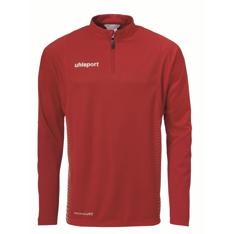 Image of Uhlsport Score quarter Zip Top Adults - Red Red S