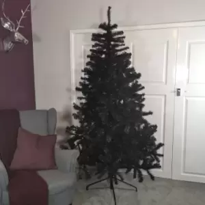 Image of Snowtime 7ft Black Colorado Pine Christmas Tree With 874 Tips