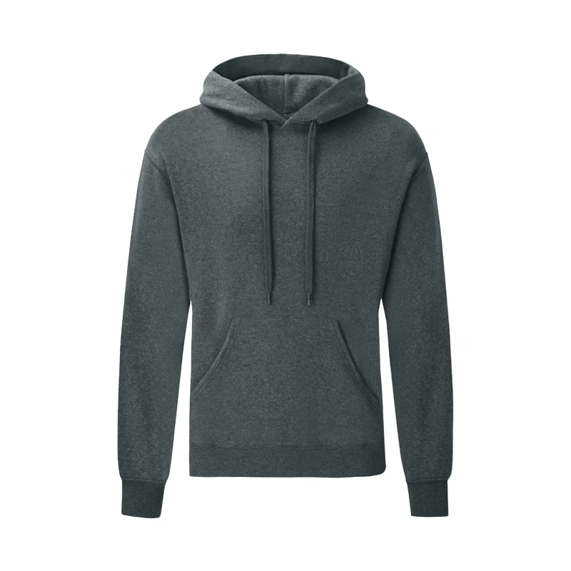 Image of Fruit Of The Loom Fruit of the Loom Men R Hoodie in Charcoal Size: Small Charcoal S Male 5063425300310