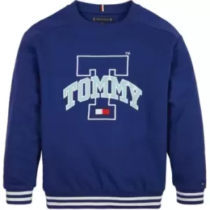 Image of Tommy Hilfiger Tartan Check Sweatshirt - Blue