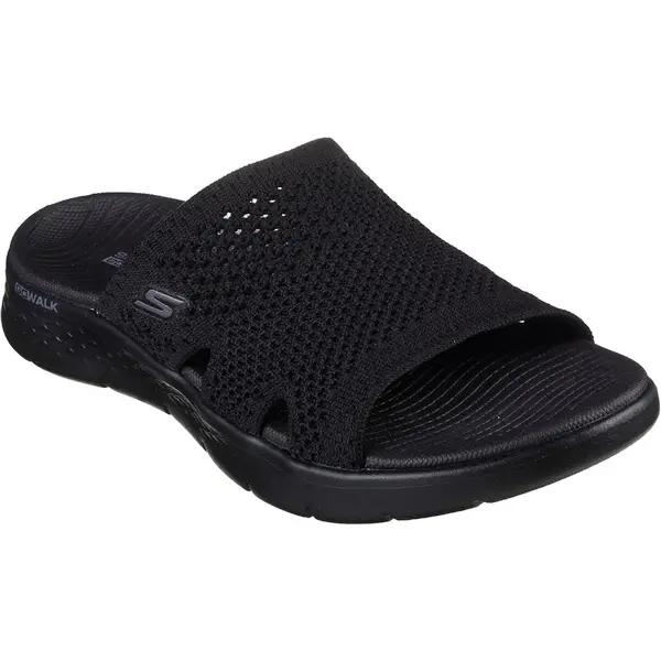 Image of Skechers Womens GO WALK Flex Elation Comfort Slide Sandals UK Size 6 (EU 39) Black SKE2256-BBK-6