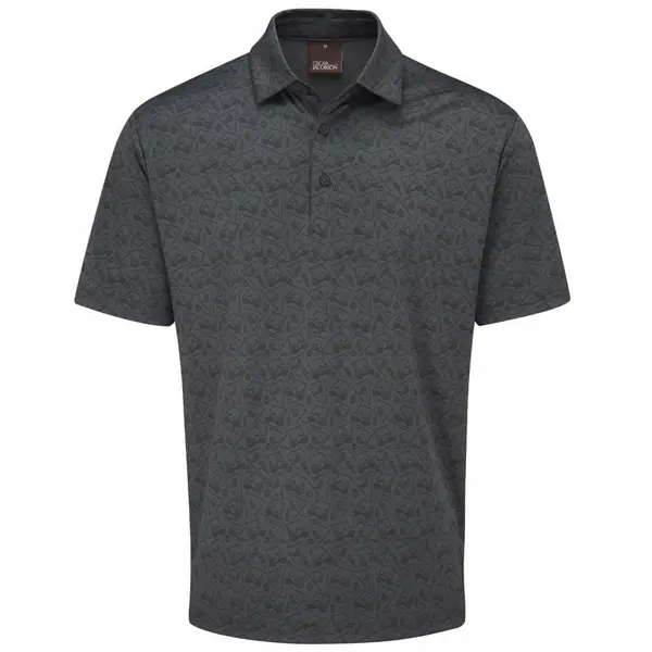 Image of Oscar Jacobson Sonic Polo - Pewter - M