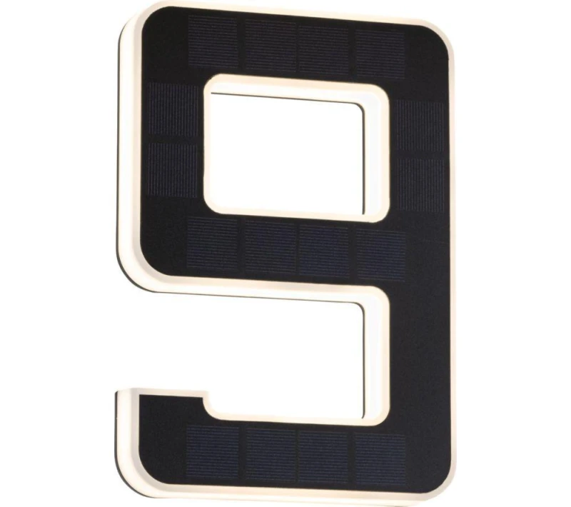 Image of PAULMANN Solar LED House Number Light - No. 9 4000870798508