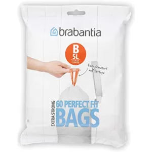 Image of Brabantia PerfectFit 5 Litre Size B Bin Liners - Pack of 20