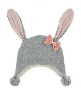 Image of Monsoon Baby Girls Ellie Floppy Ears Bunny Nepal - Grey