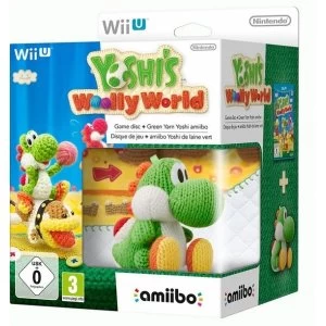 Image of Yoshis Woolly World with Green Yarn Yoshi Amiibo Wii U Game