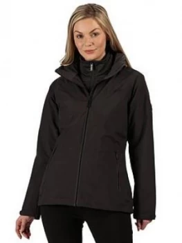 Image of Regatta Shrigley 3-in-1 Waterproof Jacket - Dark Grey, Size 20, Women