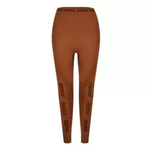 Image of Puma Evoknit Seamless Leggings Womens - Brown
