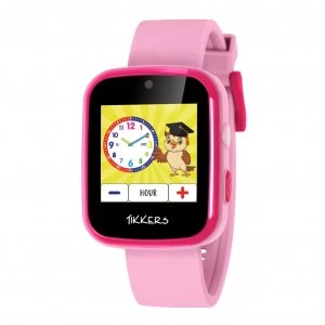 Image of Tikkers Pink Silicone Strap Watch