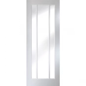 Image of JELD-WEN Curated Simplicity Worcester White Primed Clear Glazed Internal Door - 1981mm x 838mm (78 inch x 33 inch)