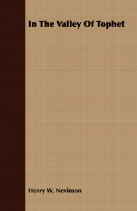 Image of In The Valley Of Tophet Paperback / softback