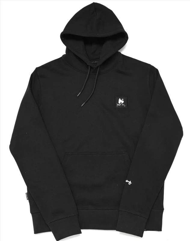 Image of Money Money Men Combo Patch Hood in Black Size: X-Small Black XS Male 5052421381164