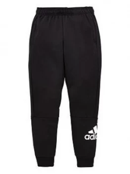 Image of Adidas Boys Badge Of Sport Pants - Black