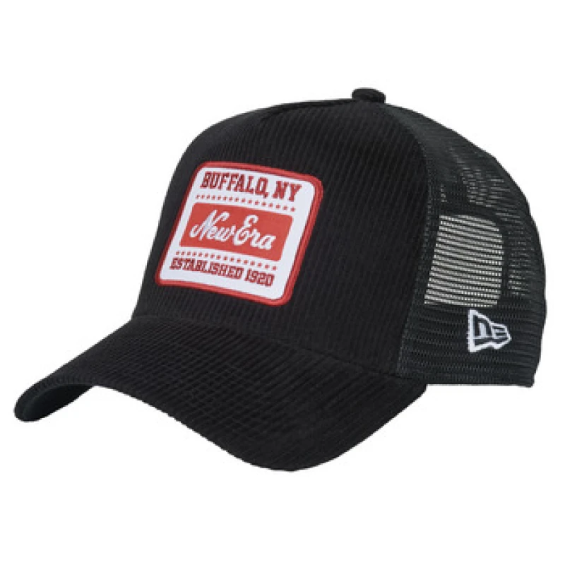 Image of New Era Patch Cord Trucker Cap Black OSFM
