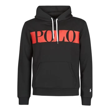 Image of Polo Ralph Lauren SWEATSHIRT A CAPUCHE EN JOGGING DOUBLE KNIT TECH LOGO PONY PLAYE mens Sweatshirt in Black - Sizes EU XXL,EU S,EU M,EU L,EU XL,EU XS