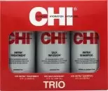 Image of CHI Infra Trio Gift Set 355ml Infra Shampoo + 355ml Infra Treatment + 355ml Silk Infusion