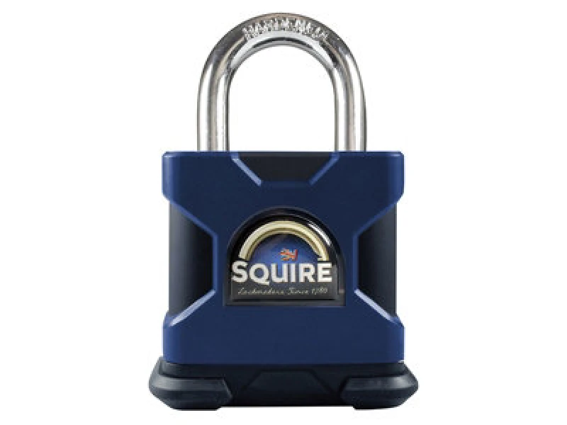 Image of Squire Ss50Sbx Ss50S Stronghold Solid Steel Padlock 50mm Cen4 Boxed Hsqss50Sbx