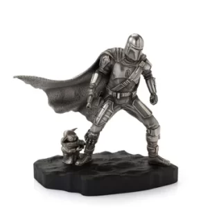 Image of Star Wars The Mandalorian Pewter Collectible Statue Mandalorian Limited Edition 20 cm