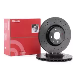 Image of BREMBO Brake disc 09.C645.11 Brake rotor,Brake discs ABARTH,500 / 595 / 695 Schragheck (312_),500C / 595C / 695C (312_) Cabrio