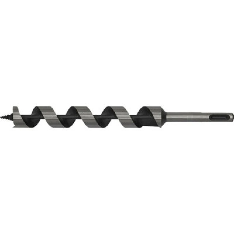 Image of Loops 22 x 235mm SDS Plus Auger Wood Drill Bit - Fully Hardened - Smooth Drilling Multi