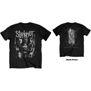 Image of Slipknot - WANYK White Splatter Unisex Medium T-Shirt - Black