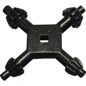 Image of Faithfull 4 Way Drill Chuck Key