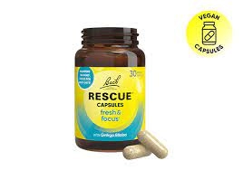 Image of Bach RESCUE Fresh Focus Capsules (30 Vegan Capsules)