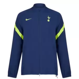 Image of Nike Tottenham Hotspur FC Dri-Fit Stripe Tracksuit Top Mens - Blue
