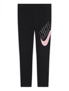 Image of Nike Older Girls Favourites Legging - Black