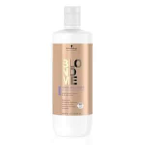 Image of Schwarzkopf Professional BlondMe Cool Blondes Neutralizing Shampoo 1L