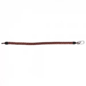 Image of Tommy Hilfiger Braided Brown Leather Hook Bracelet 2790024