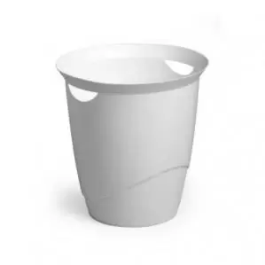 Image of Durable Waste Bin Trend 16 Litre White Pack of 1