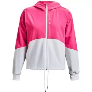 Image of Under Armour Woven Storm Jacket - Pink