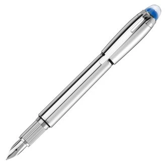 Image of Mont Blanc - Starwalker Metal Fountain Pen - Fountain Pens - Silver