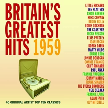 Image of Various Artists - Britiains Greatest Hits 1959 CD