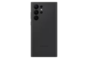 Image of Samsung Galaxy S22 Ultra Silicone Cover in Black (EF-PS908TBEGWW)