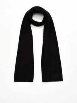 Image of Superdry Orange Label Scarf - Black, Men