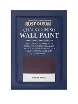 Image of Rust-Oleum Chalky Finish Wall Paint Tester Sachet ; Grape Soda