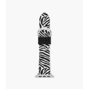Image of Kate Spade New York Womens Zebra Print Silicone Band For Apple Watch, 38/40/41Mm - Animal Print