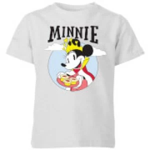 Image of Disney Mickey Mouse Queen Minnie Kids T-Shirt - Grey - 3-4 Years