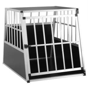 Image of Dog Car Crate L Aluminium 90x66x72cm